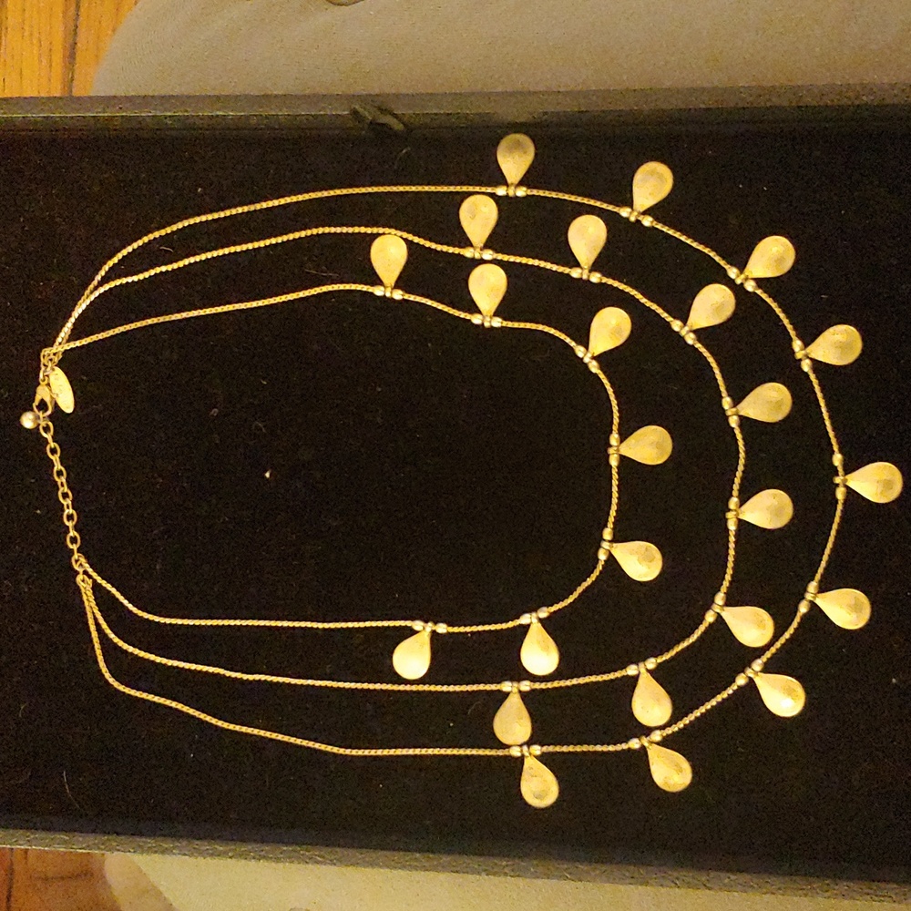 Gold-tone fashion necklace by St John